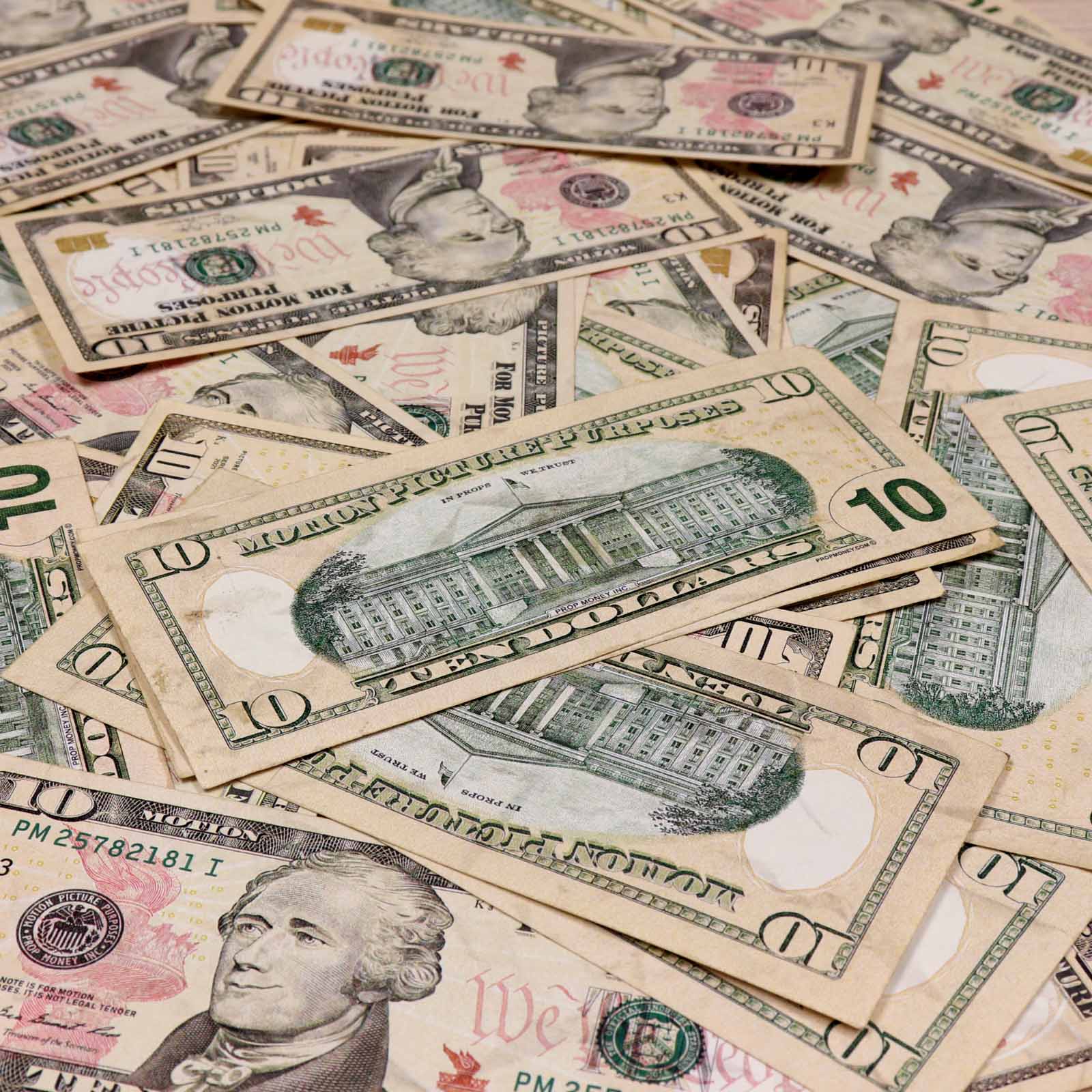 Money Prop - New Series $10 Bills ✔️RealAged™ $1,000 Full Print Band - Image 3