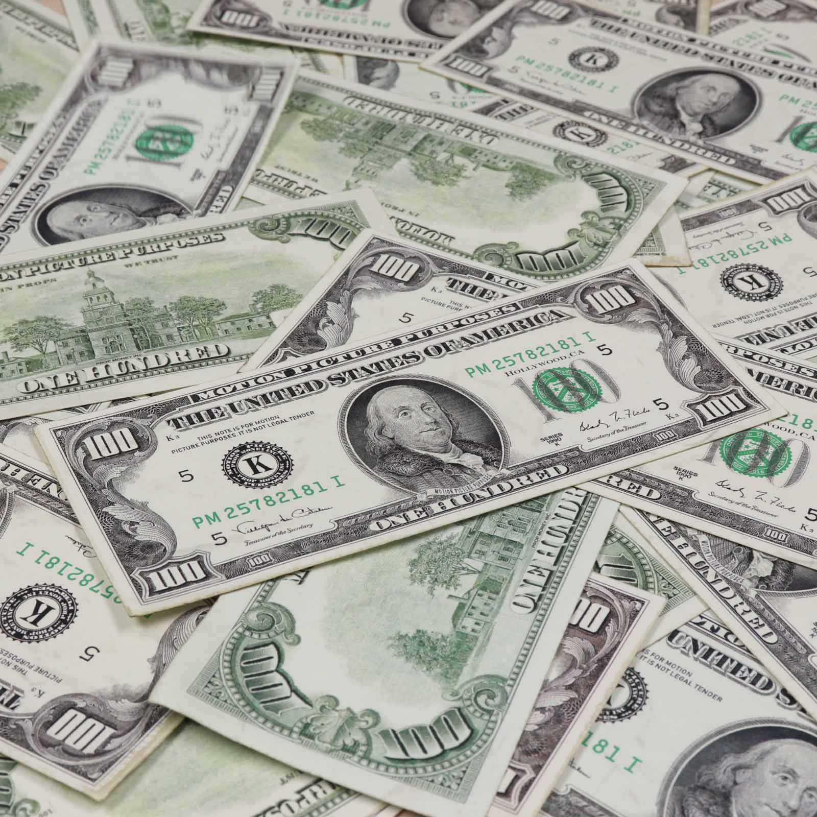 Money Prop - 1990 Series $100 ✔️RealAged™ Full Print $120,000 Bundle Pack - Image 2