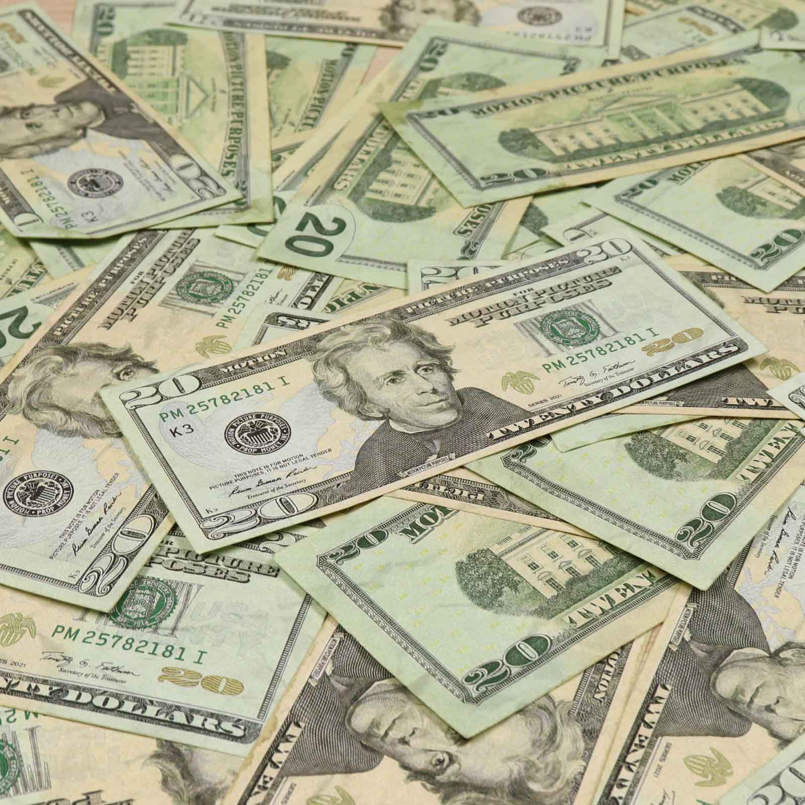 Money Prop - New Series $20, $50, $100 ✔️RealAged™ Full Print $17,000 Stacks Pack - Image 10