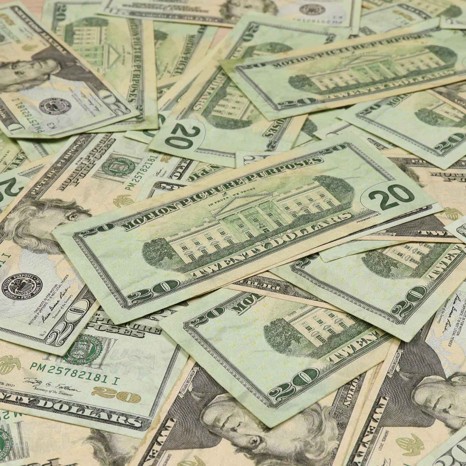 Money Prop - New Series $20, $50, $100 ✔️RealAged™ Full Print $17,000 Stacks Pack - Image 11