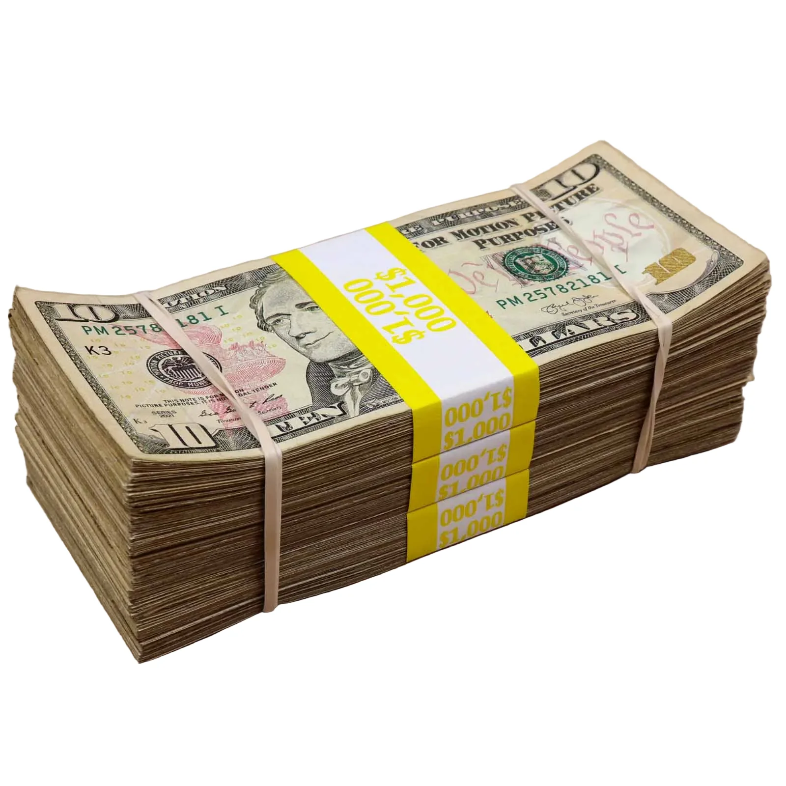 Money Prop - New Series $10 ✔️RealAged™ Full Print $3,000 Bundle - Image 5