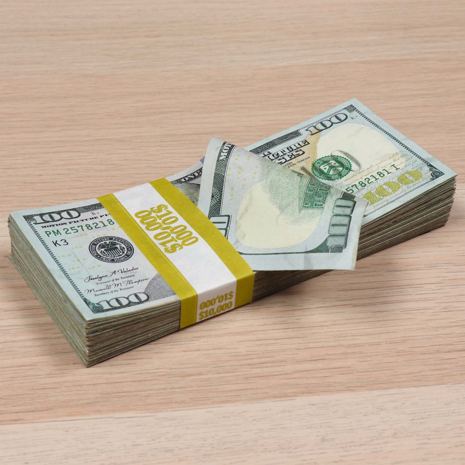 Money Prop - Mixed Series $100 ✔️RealAged™ Full Print $30,000 Stacks Pack - Image 4