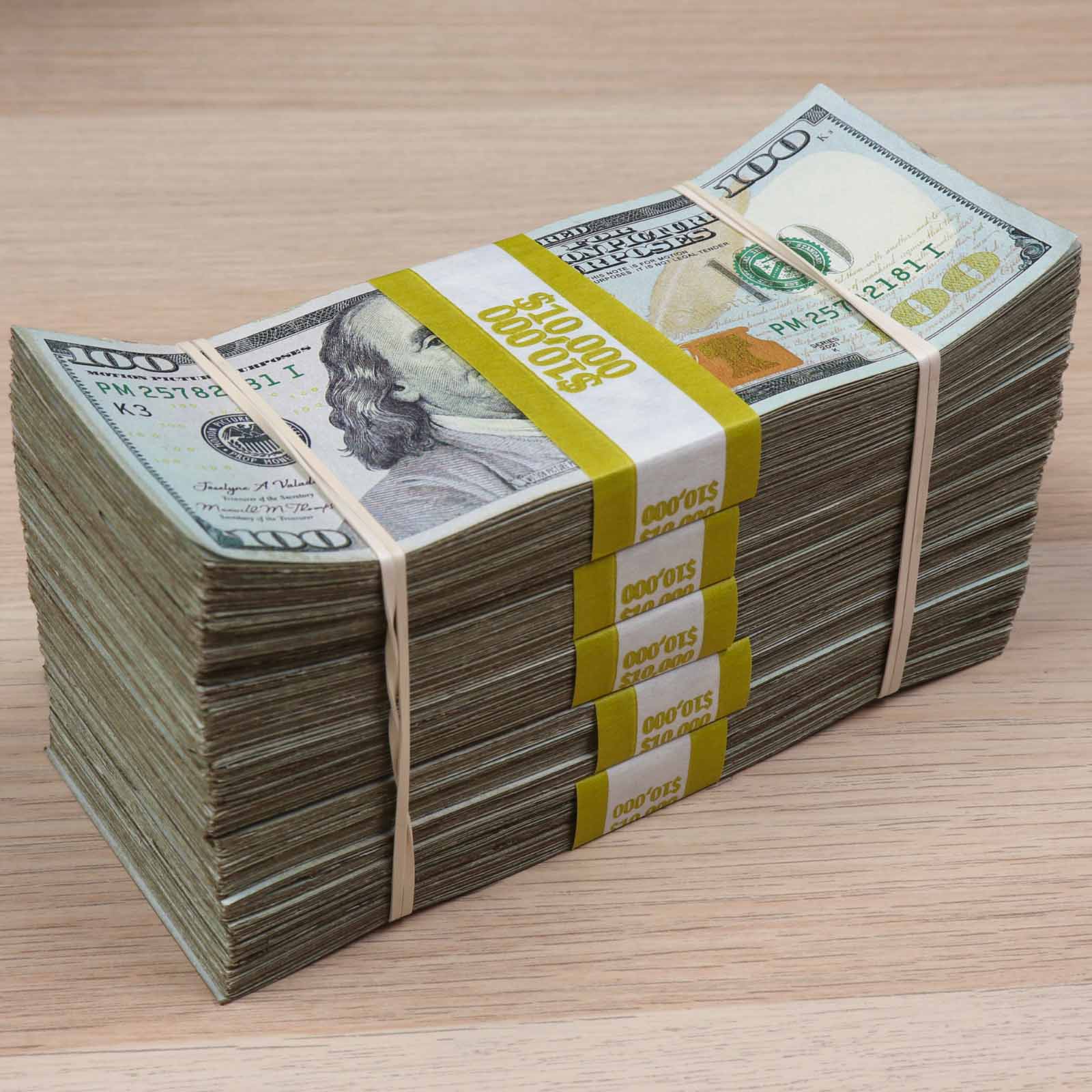Money Prop - New Series $100 ✔️RealAged™ Full Print $50,000 Bundle - Image 6