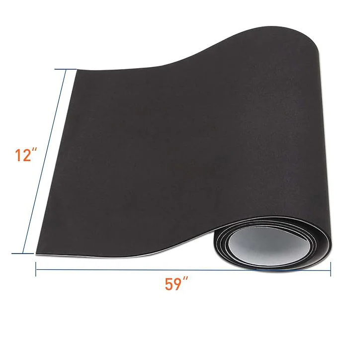 Neoprene Self-Adhesive Closed Cell Foam Padding Roll 3mm x12 Inches x 59 Inches (Black)