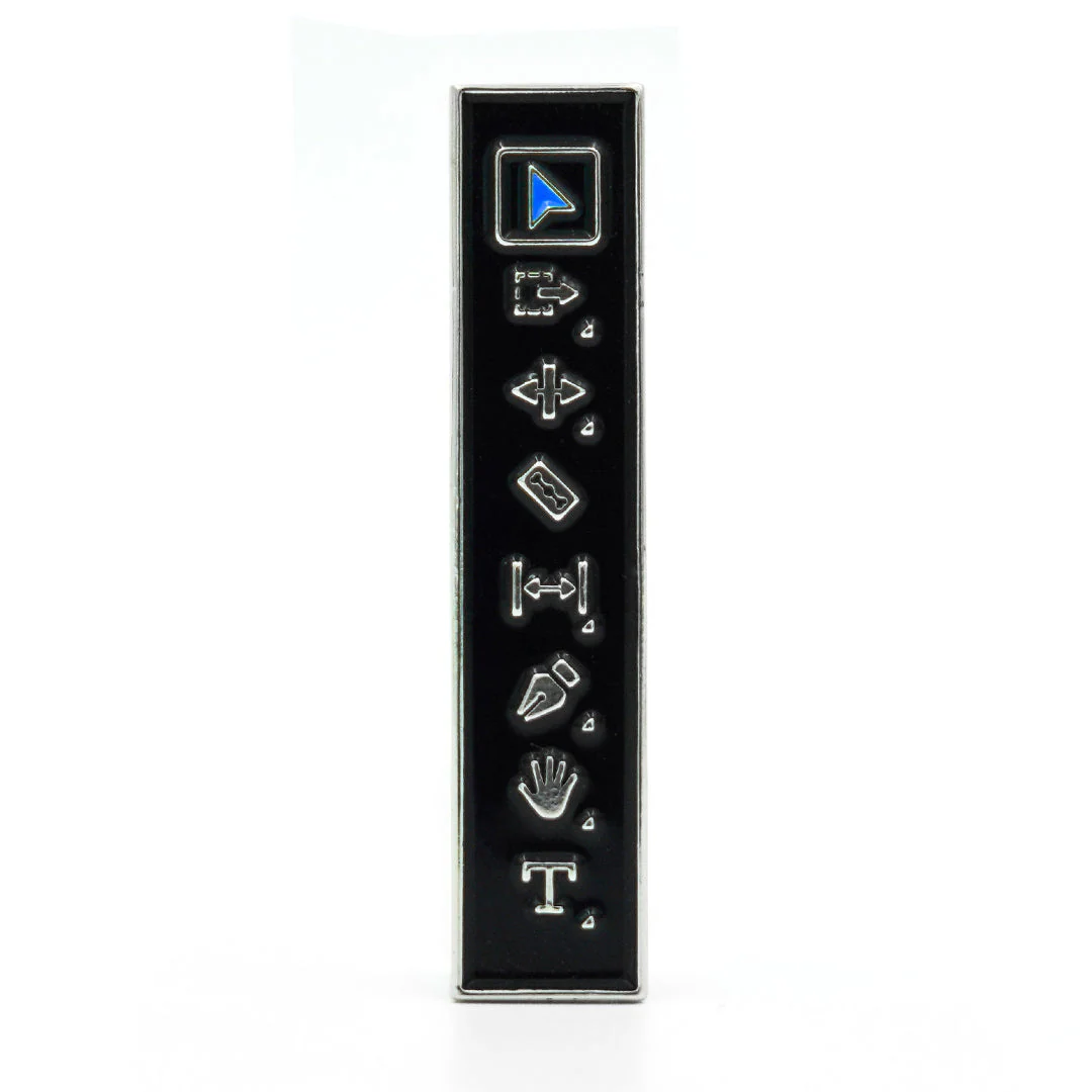 Editor's Toolbar Enamel Pin