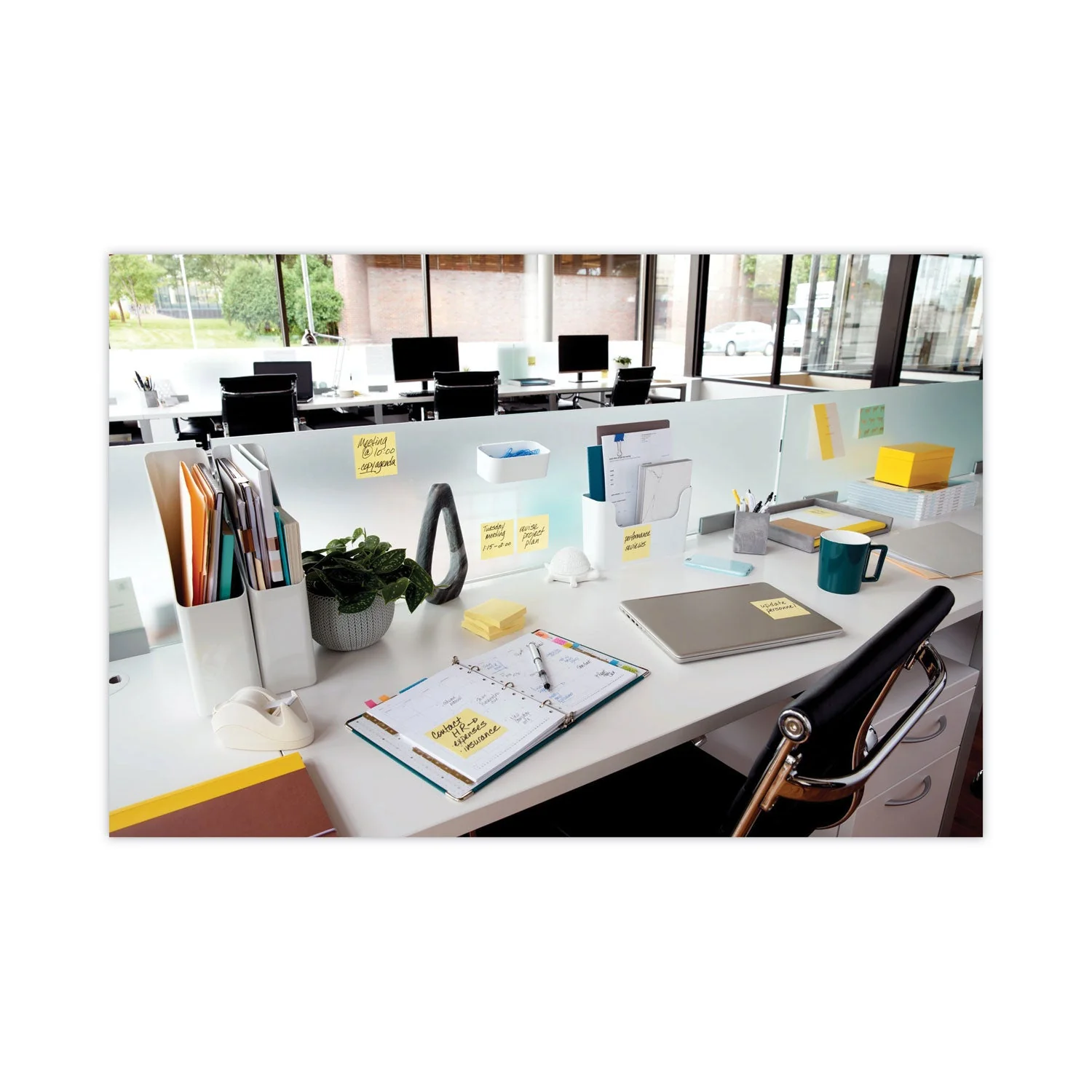 3M Post-it Original Pads in Canary Yellow, Cabinet Pack, 3" x 3", 90 Sheets/Pad, 18 Pads/Pack - Image 4