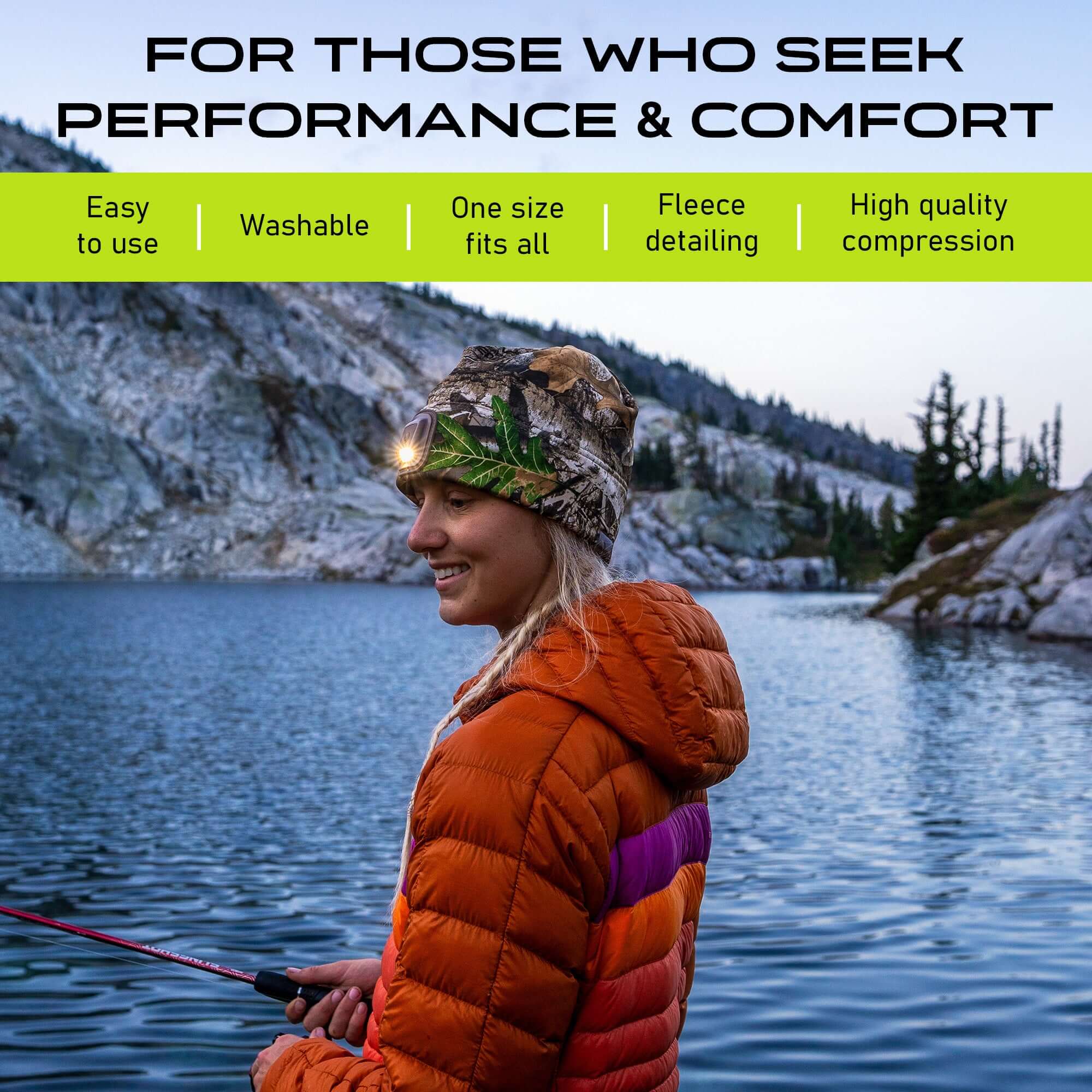 POWERCAP 3.0 Lighted Headlamp Fleece Beanies Rechargeable LED - 150 Lumens - Image 18