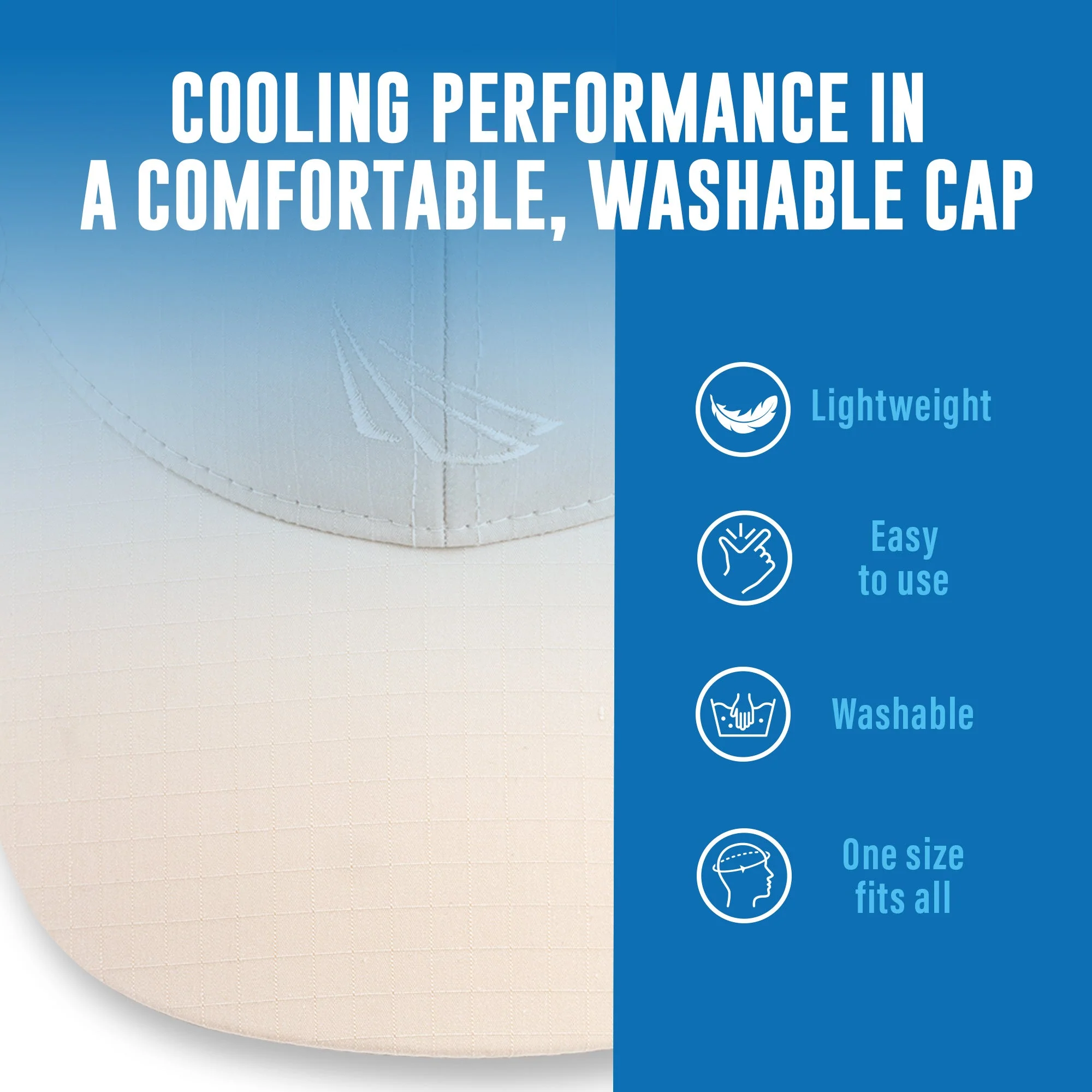 POWERCAP ICE Baseball Hat – Instant Cooling with Reusable Ice Packs UPF 50 Protection - Image 7
