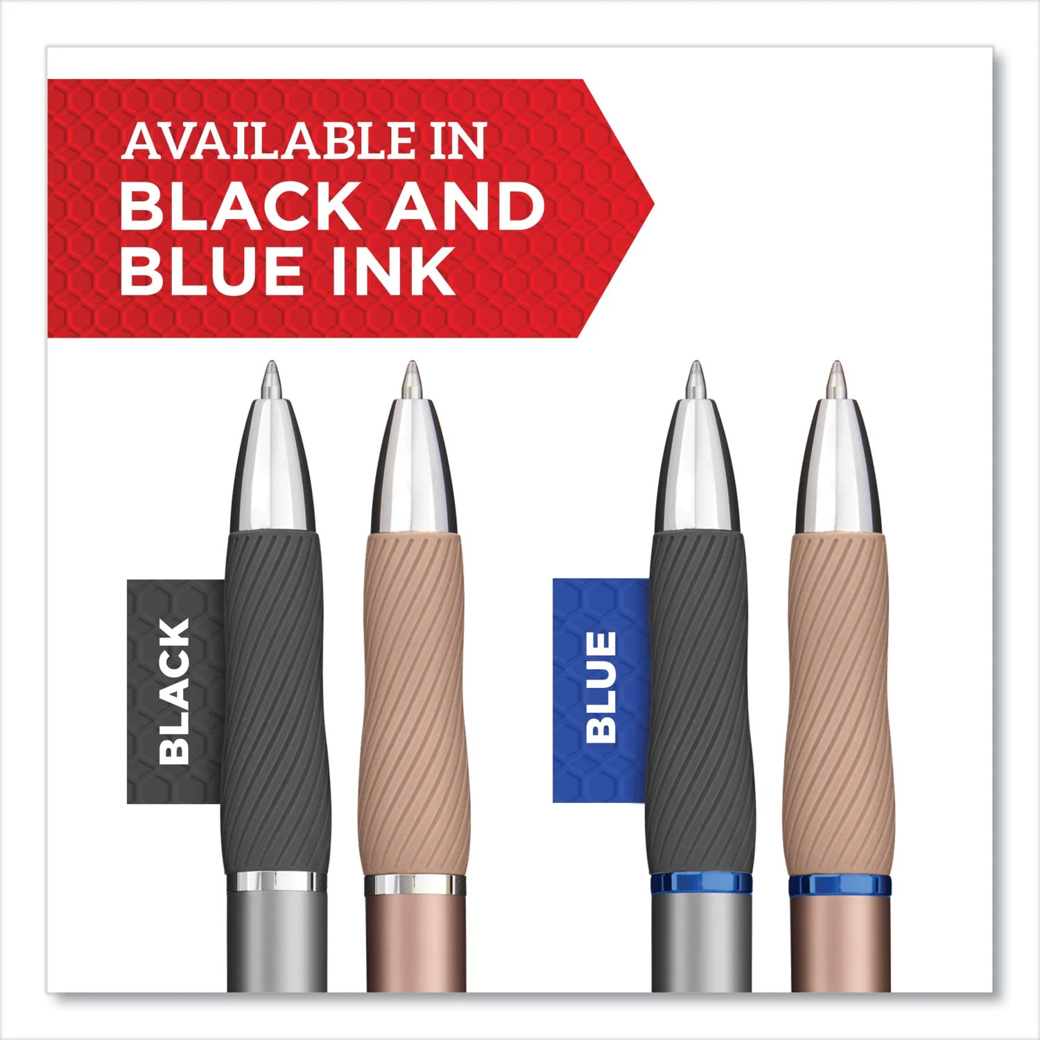 Sharpie S-Gel Premium Metal Barrel Gel Pen, Retractable, Medium 0.7 mm, Blue Ink, Gun Metal Gray Barrel, Dozen - Image 5